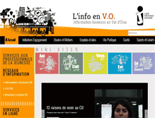 Tablet Screenshot of cij.valdoise.fr